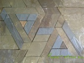 плитка геометрия - треугольники для патио