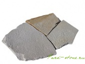 Камень песчаник белый плитняк от 2  см