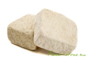брусчатка из камня песчаник колотая  галтованная белая 10х10 см , 10х20 см