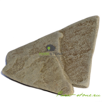 Камень плашка серо-зеленого цвета 2 см фото 